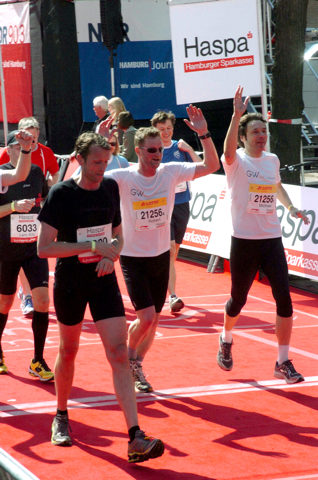 Team der Kanzlei GvW Graf von Westphalen beim Firmenlauf