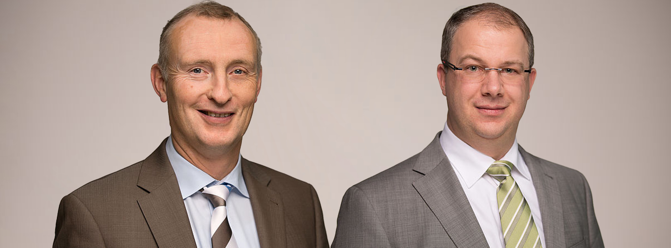 Prof. Dr. Peter Baumeister und Prof. Dr. Christoph Schärtl von der SRH Hochschule Heidelberg