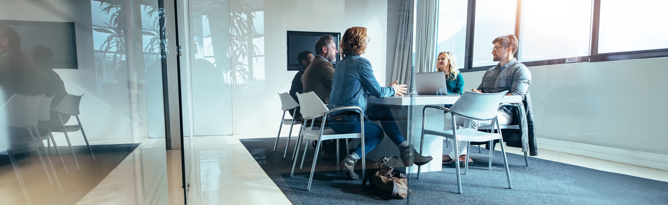 Business Meeting unter Anwälten