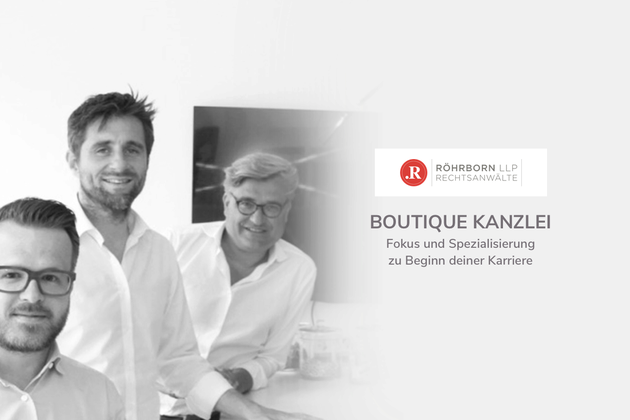 Startup Kultur in einer Boutique Kanzlei mit Spezialisierung VC- Röhrborn LLP im Interview