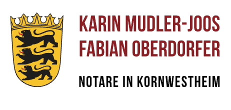 Notarin Karin Mudler-Joos & Notar Fabian Oberdorfer - Notare in Kornwestheim