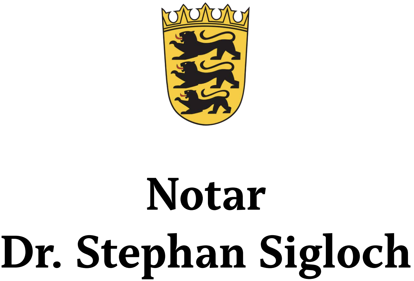 Notar Stephan Sigloch