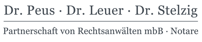 Dr. Peus Dr. Leuer Dr. Stelzig Partnerschaft von Rechtsanwälten mbB 