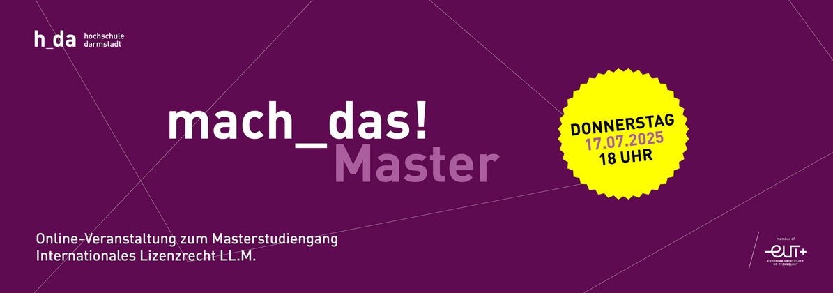 mach_das! Master: Internationales Lizenzrecht background picture