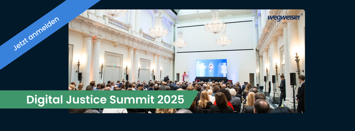 4. Digital Justice Summit: Deutschlands Justiz gemeinsam moderner machen im November in Berlin background picture