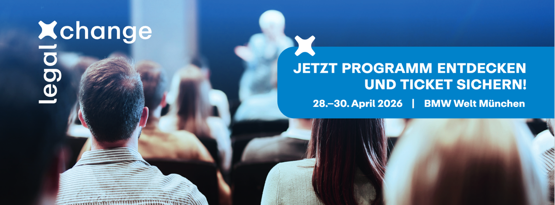 legalXchange – Das Signature Event für die digitale Transformation background picture