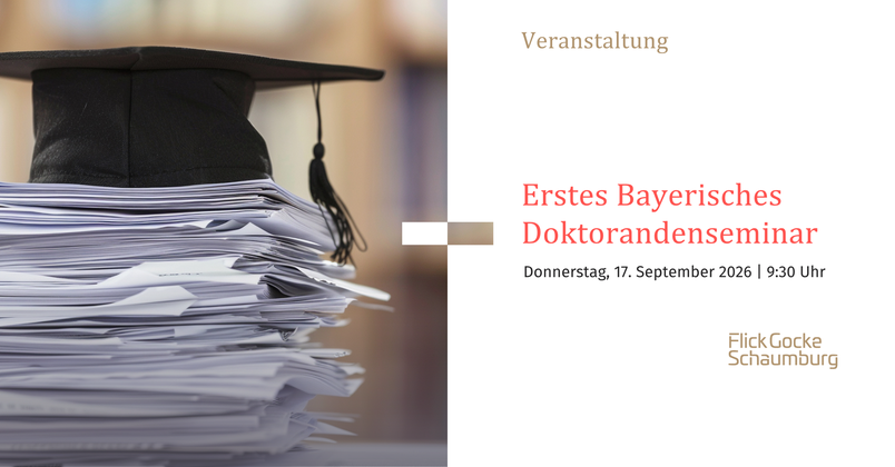 Erstes Bayerisches Doktorandenseminar background picture