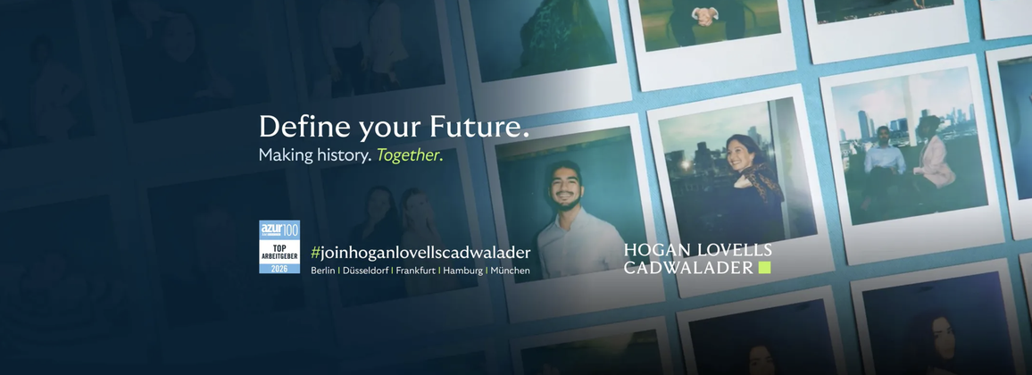 Define Your Future @ Hogan Lovells Cadwalader Berlin background picture