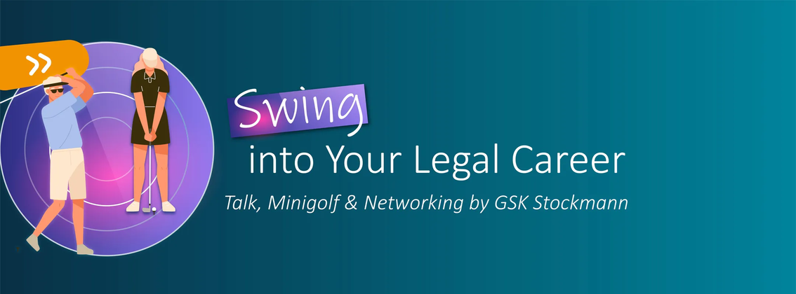 Swing into your Legal Career – young talents event background picture