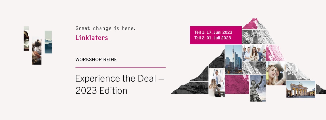 Workshop-Reihe Experience the Deal – 2023 Edition! : Teil 1 "Winning & Structuring the Deal" background picture