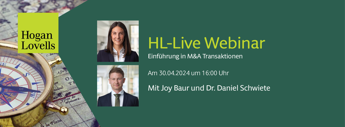 HL-Live Webinar: Einführung in M&A Transaktionen  background picture