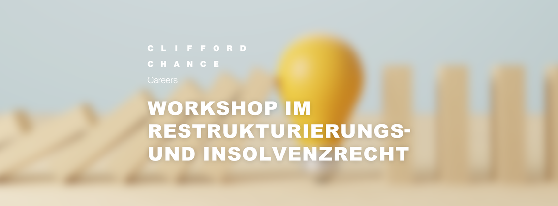 Workshop im Restrukturierung- & Insolvenzrecht background picture