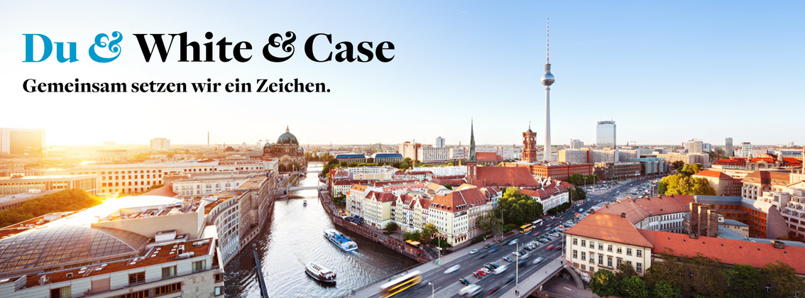 White & Case LLP - Skyline Drinks Berlin background picture