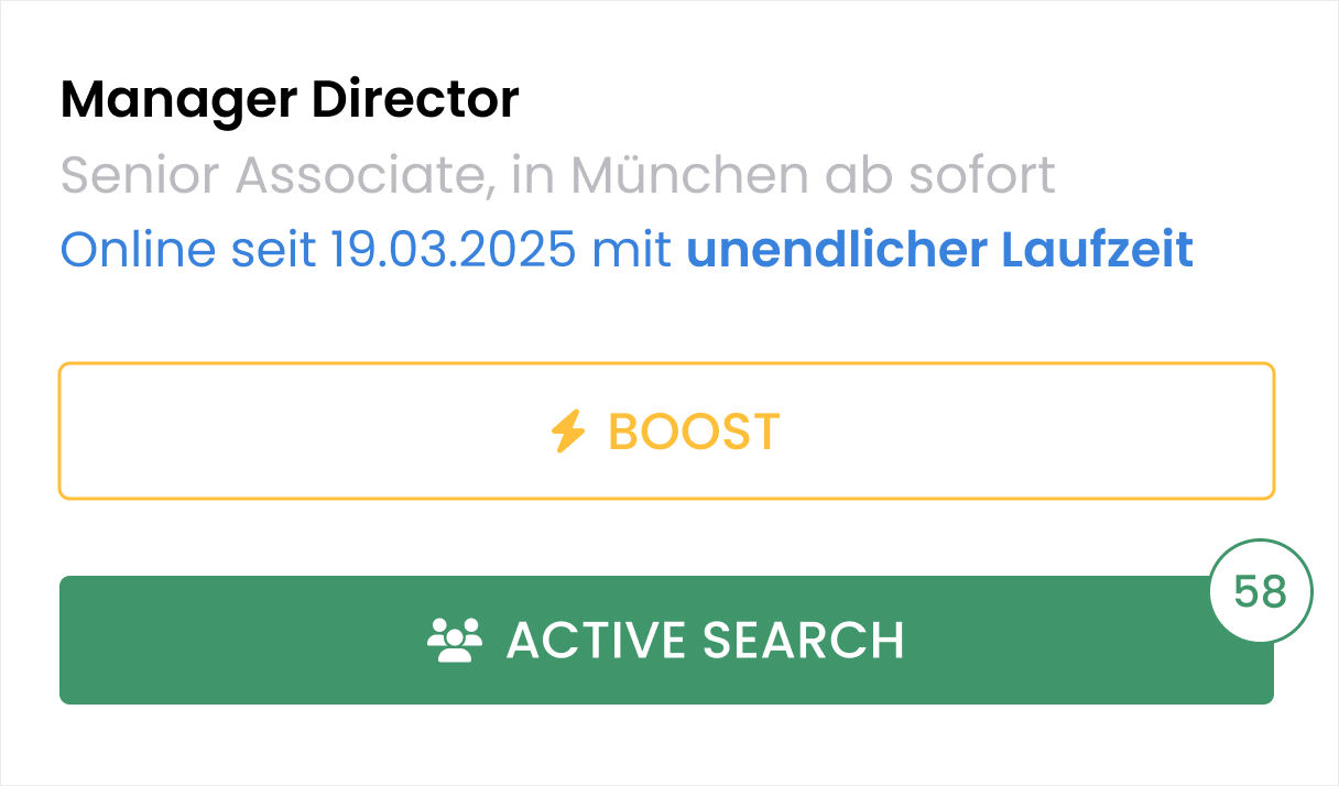 Screenshot aus Talent Rocket mit Talentvorschlag.