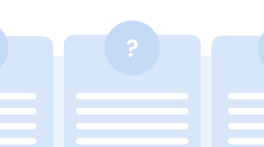 Abstrakte, informative Grafik mit einem anonymisierten Profil.