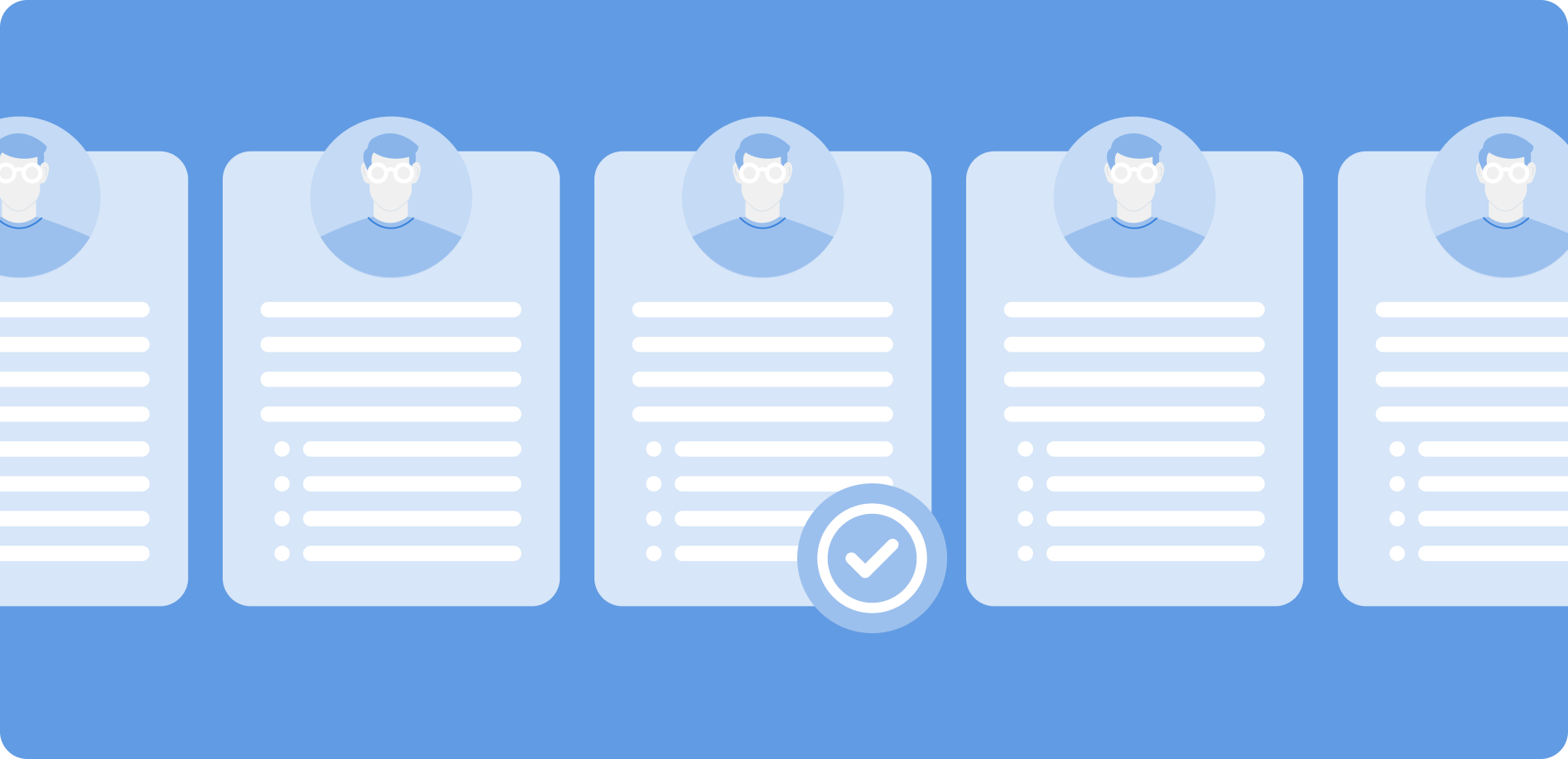 Informatives Icon mit mehreren Nutzer:innenprofilen.
