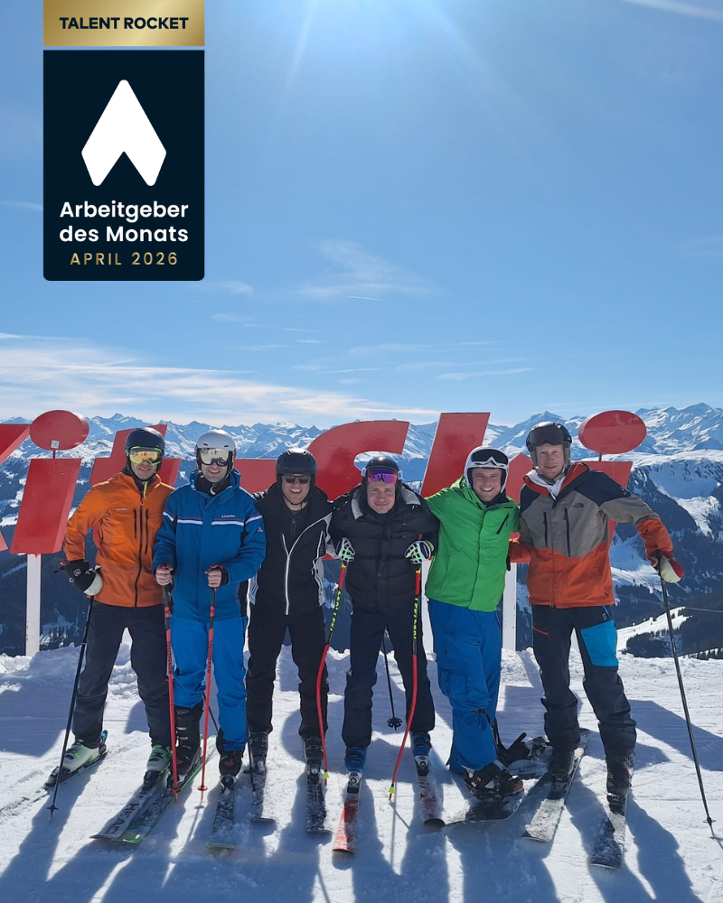 GOF Team Kitzbühel mit Arbeitgeber des Monats Siegel
