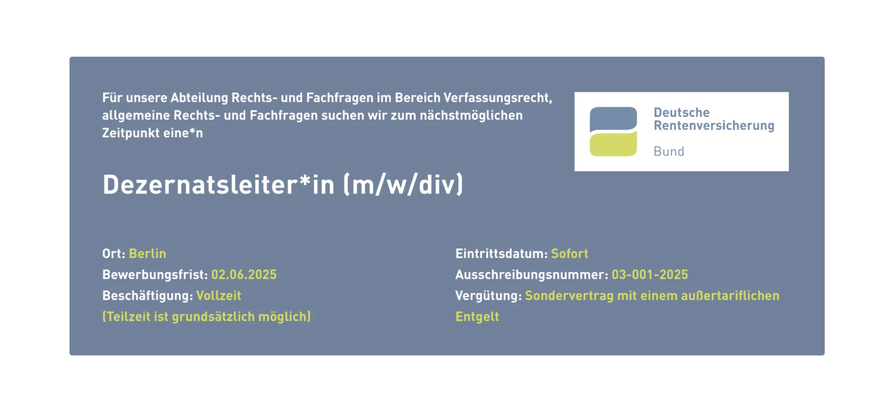 Dezernatsleiter*in (m/w/div) background picture